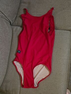 Girls' Hot Pink One-Piece Swimsuit - Unbranded